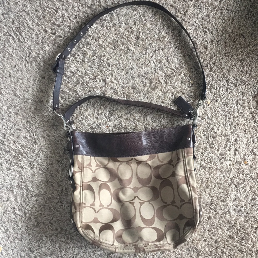 💗 Brown Coach Crossbody Satchel 💗
